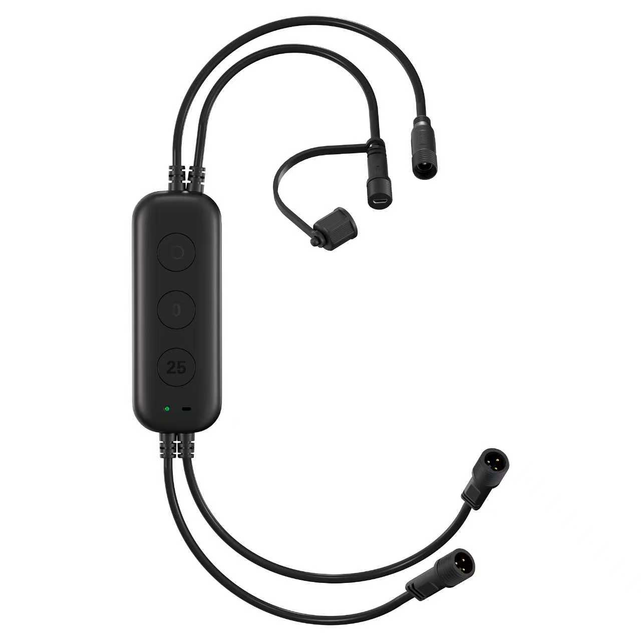 WLED Controller for Permanent Outdoor Lights TypeB Black